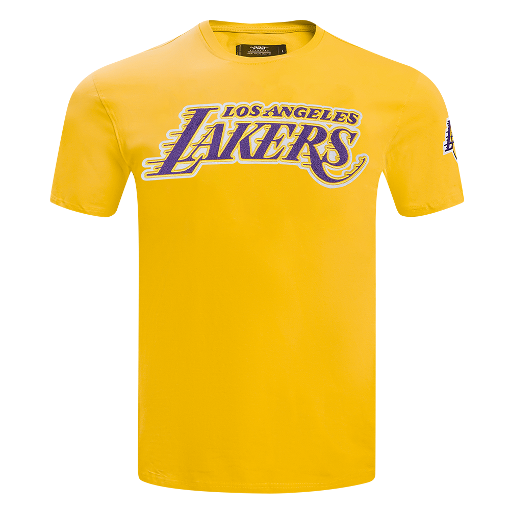 Pro Standard Los Angeles Lakers Classic Chenille T-Shirt Yellow